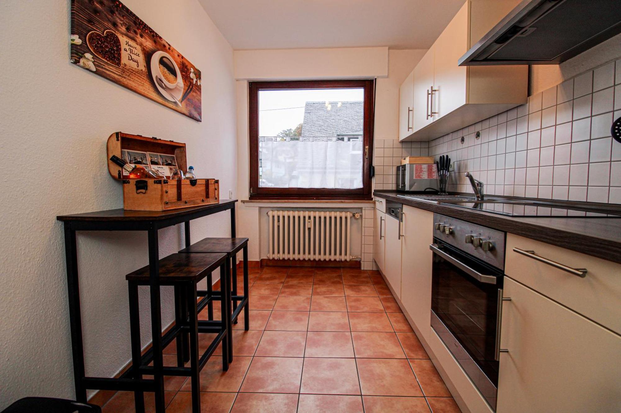 Moderne Fewo Sky Netflix Terrasse Burgblick Boxspringbett Waschtrockner 布莱 外观 照片